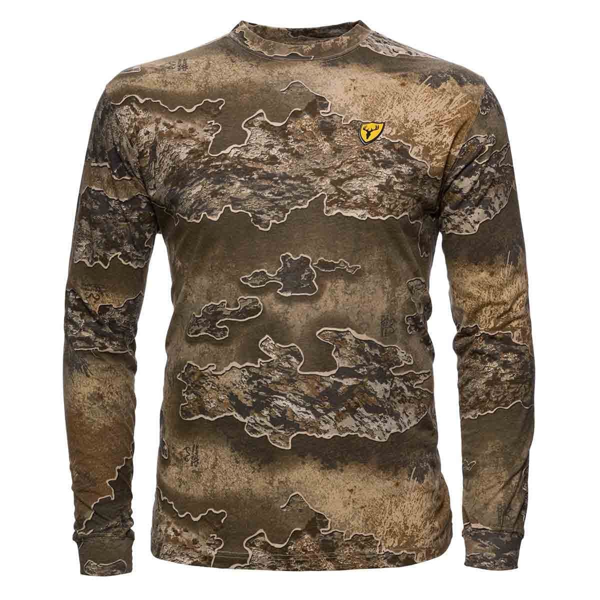 Shield™ Youth Fused Cotton L/S Top - Realtree Excape front